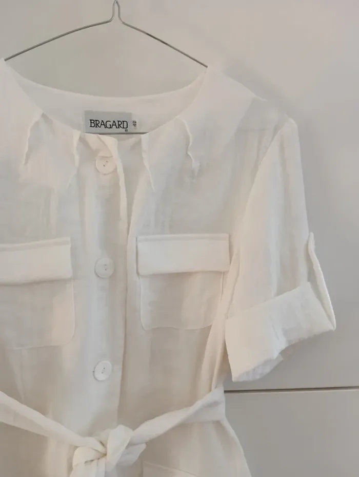 Veste blanche Légere taille 42 Bragard - photo numéro 5