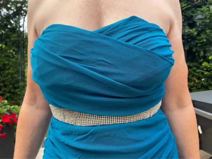 Robe bustier bleue - photo numéro 2