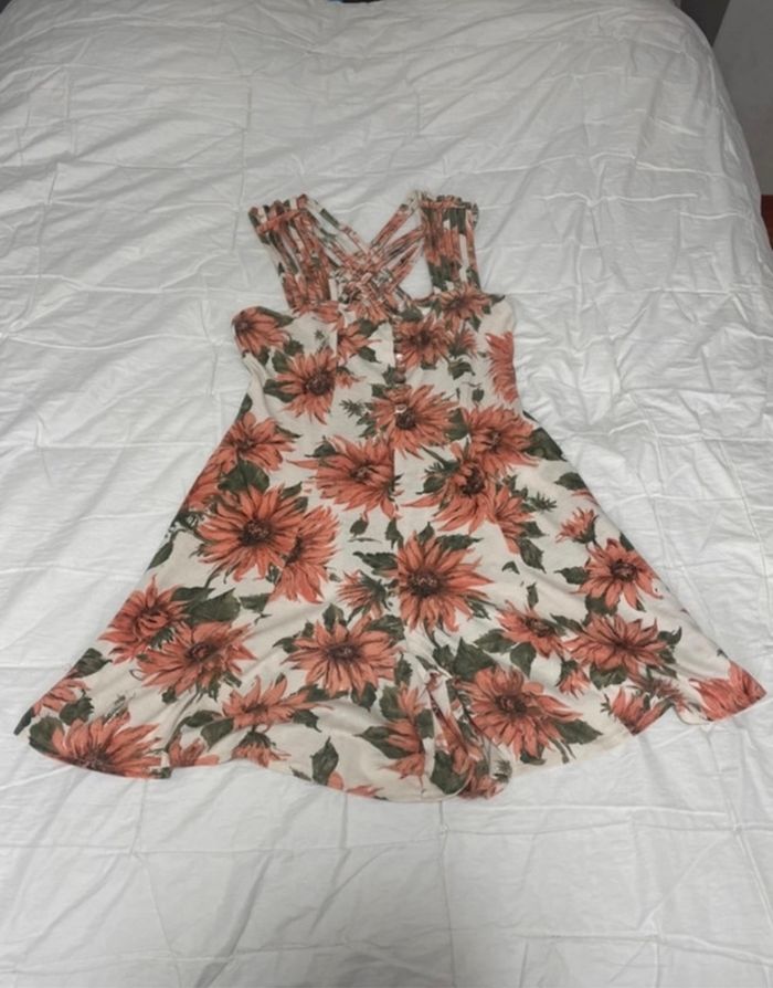 Robe short fleurie - photo numéro 3