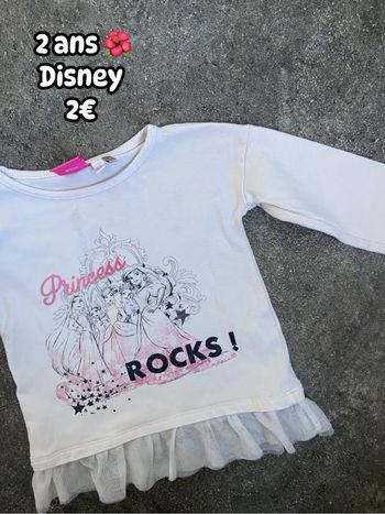 T-shirt 🌺 2 ans 🌺 Disney