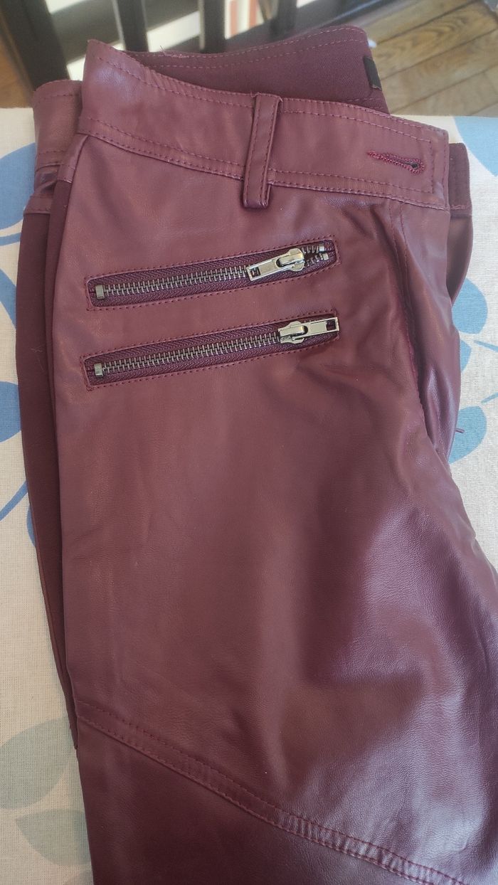 Pantalon bi matière. - photo numéro 2