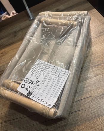 Lot de 2 corbeilles à pain/ paniers en tissus Neuves non déballées 