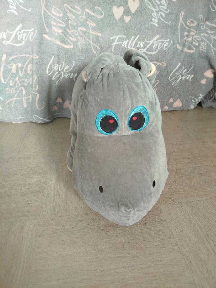 Grande peluche d'hippopotame - photo numéro 3