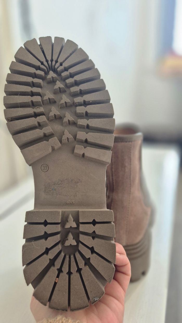 Bottines daim et cuir - photo numéro 6