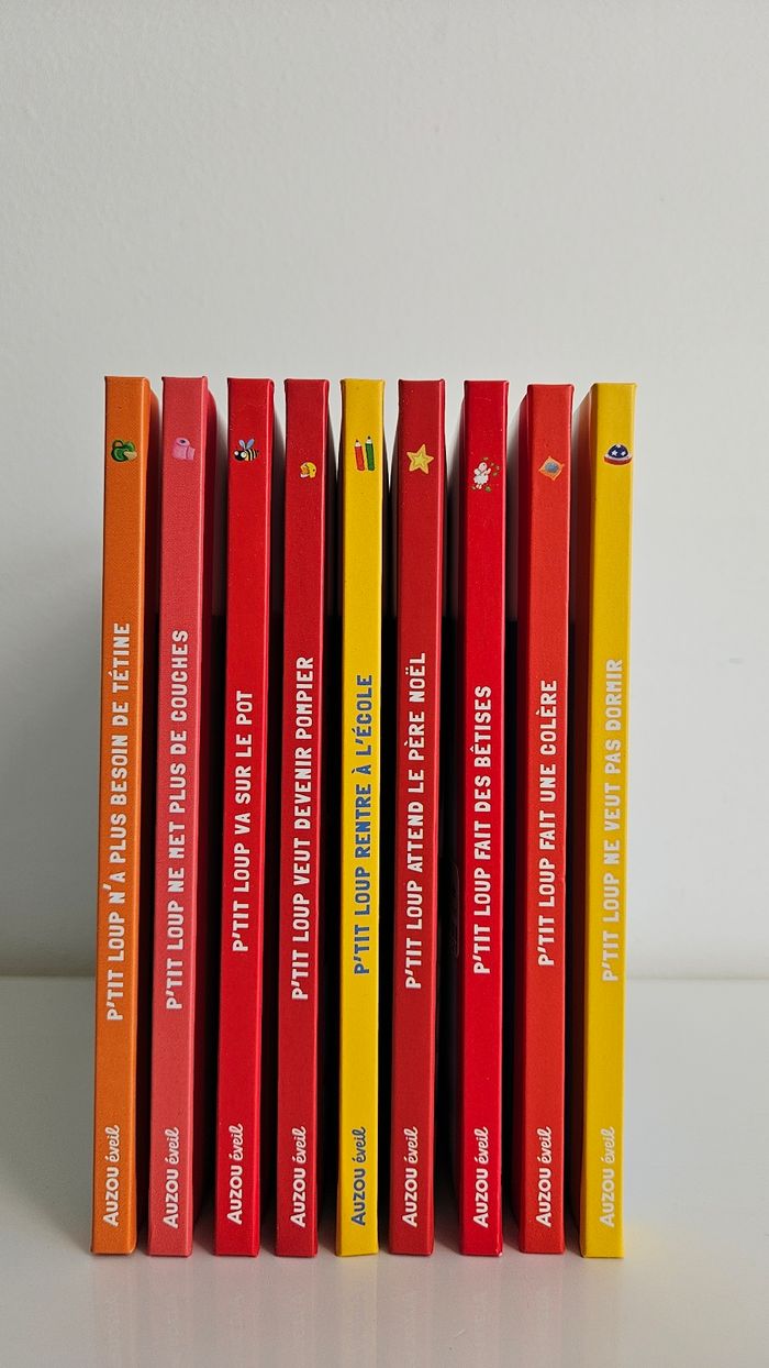 Lot 9 livres P'tit loup état neuf - photo numéro 3