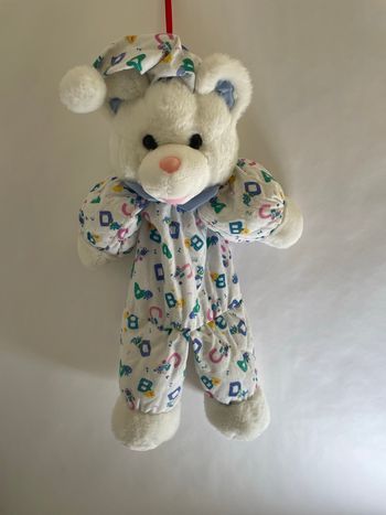 Peluche range pyjama alphabet vintage 