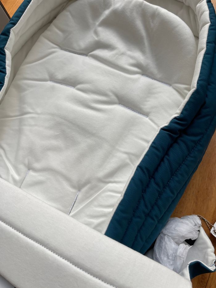 Nacelle souple footmuff chancelière Priam mios  cybex Mountain blue jamais utilisé - photo numéro 5