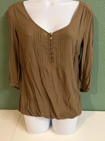 Blouse fluide col v camaïeu taille m