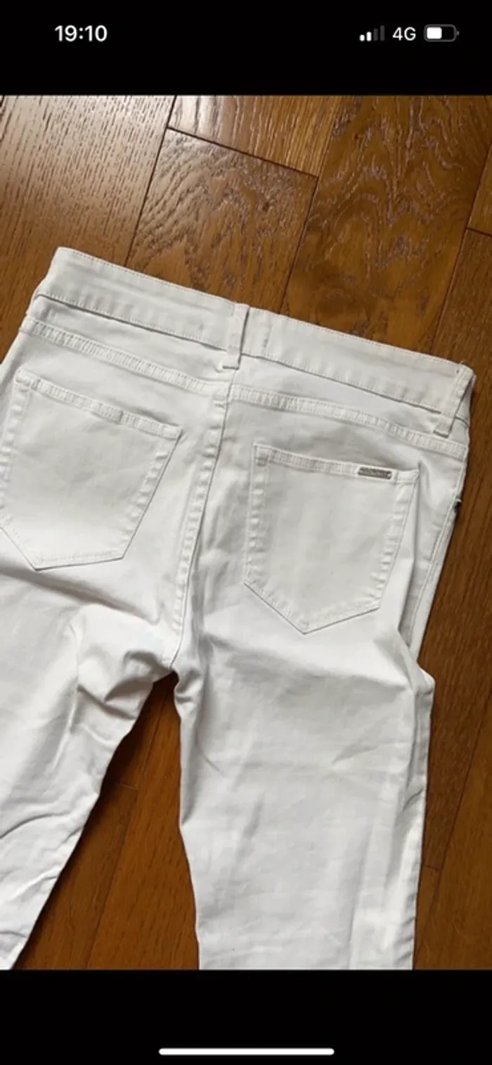 Jeans blanc - photo numéro 7