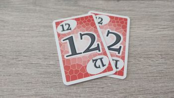 Lot x2 Carte numéro 12 n°12 pièce détachée Skyjo jeu de société #E15