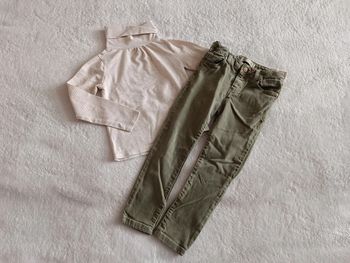 Ensemble t-shirt manches longues et jeans Skinny 4 ans