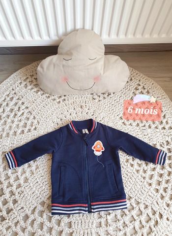 Boy: gilet zippé Explore mars 6 mois