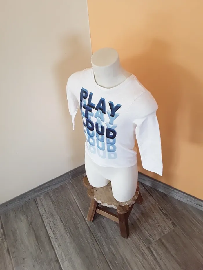 Tee shirt manches longues 3 ans (98 cm) - photo numéro 7
