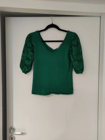 T-shirt manches bouffantes