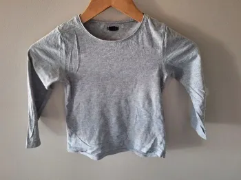 Tee-shirt uni gris fille Kiabi 6 ans