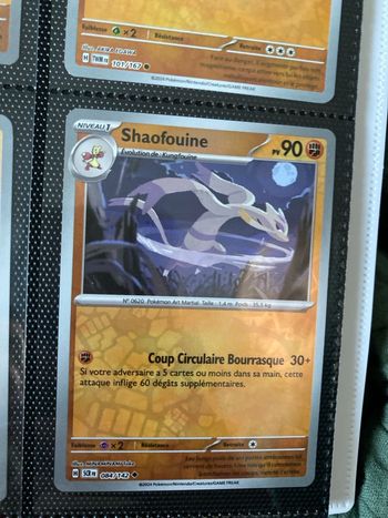 Carte Pokémon reverse neuf