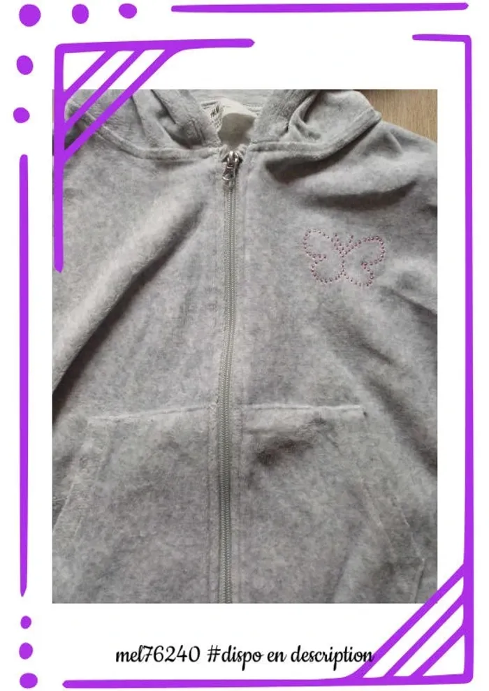 Sweat gilet zippé - photo numéro 4