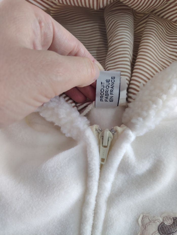 Veste polaire sans manches 3ans fabrication française - photo numéro 5