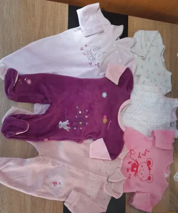 Lots pyjama 1mois fille