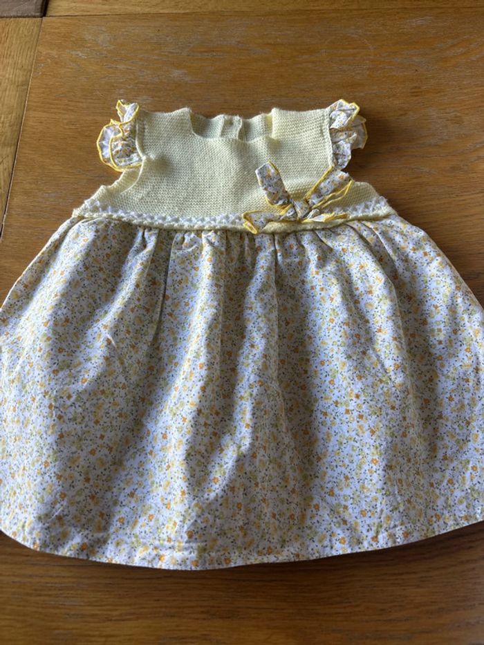 Robe coton et tricot - photo numéro 2