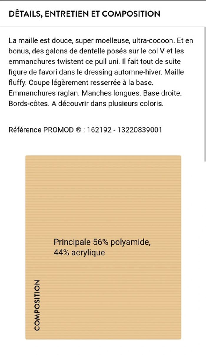 Pull noir col V Promod taille 38 - photo numéro 8