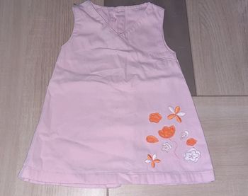 Robe rose 6 mois