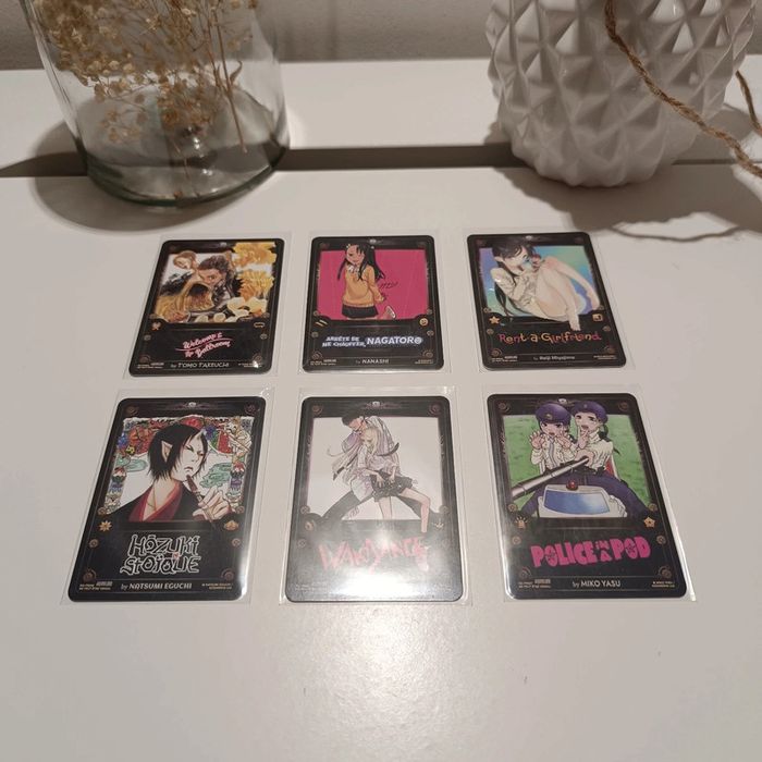 Lot de 6 cartes promo noeve graft animeland