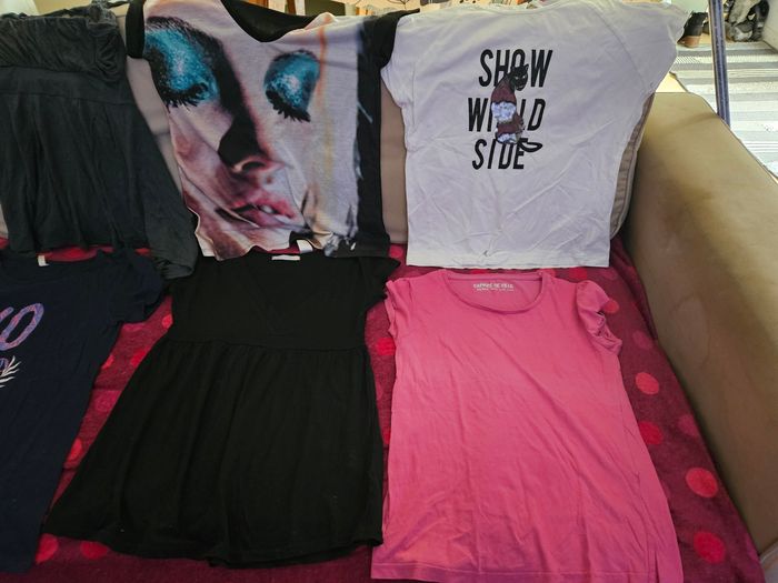 T-shirt lot femme taille S - photo numéro 8