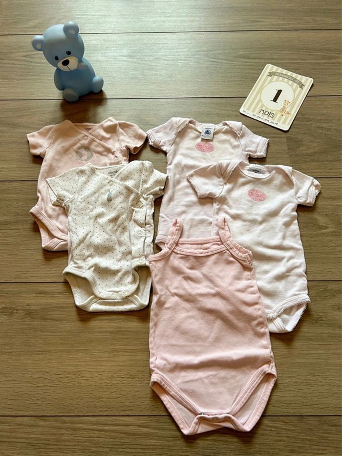 Lot de 5 body courtes manches