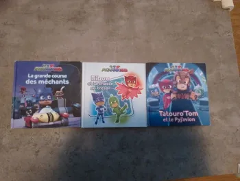 Lot de 3 livres Pyjamasques