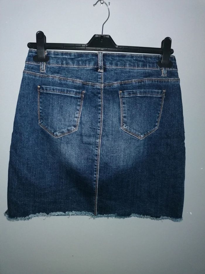 Jupe jeans L. 40 (mesures données - photo numéro 2
