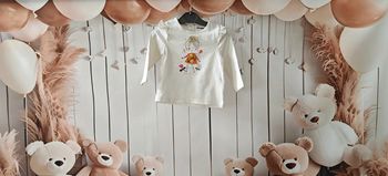 Haut fille manche longue blanc Orchestra 6 mois