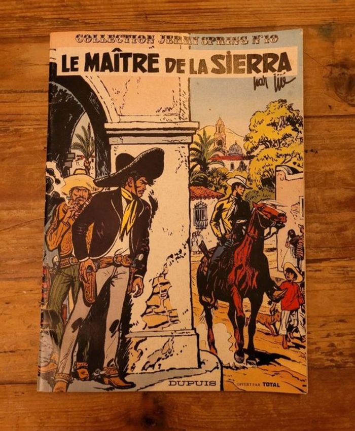 Vends bd vintage le maître se la sierra offert par total