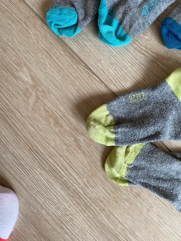 Lot de 4 paires de chaussettes grises Orchestra Taille 24/26 - photo numéro 4