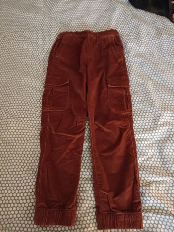 Pantalon cargo Okaïdi velours 