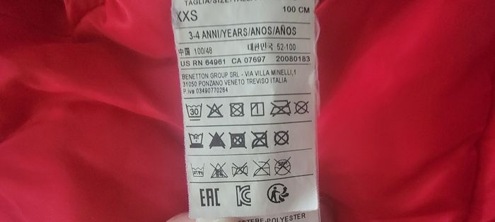 Doudoune 3-4 ans Benetton - photo numéro 2