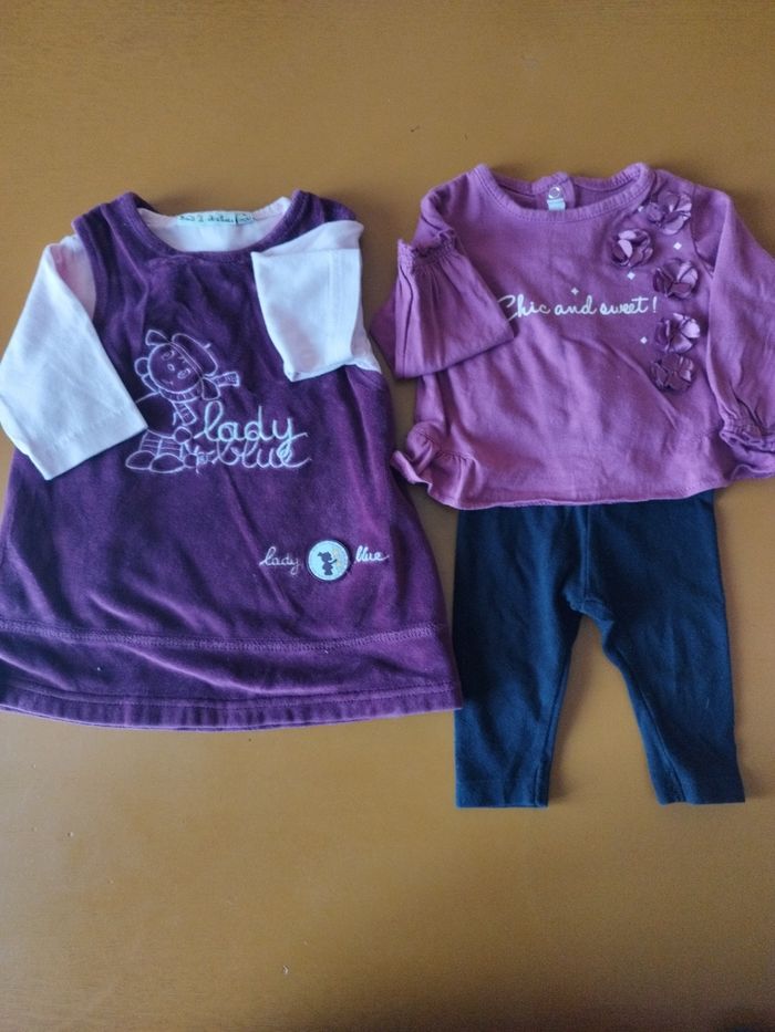 2 Ensembles filles 3 mois