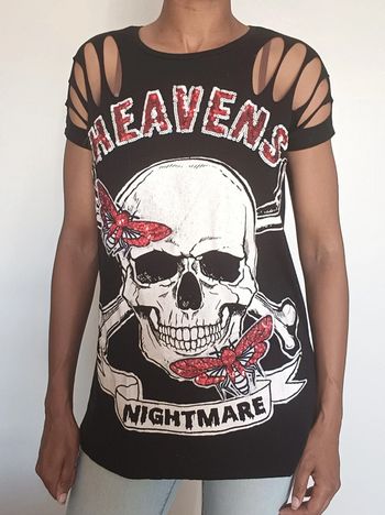 T-shirt tête de mort T.SX