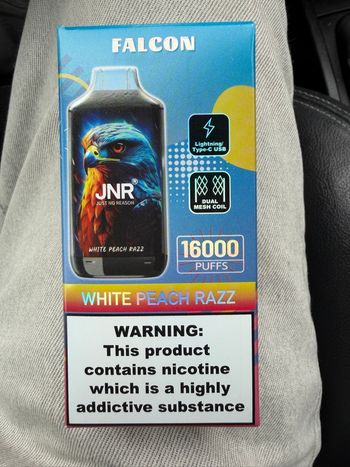 Jnr falcon-x 16000 - White Peach Razz