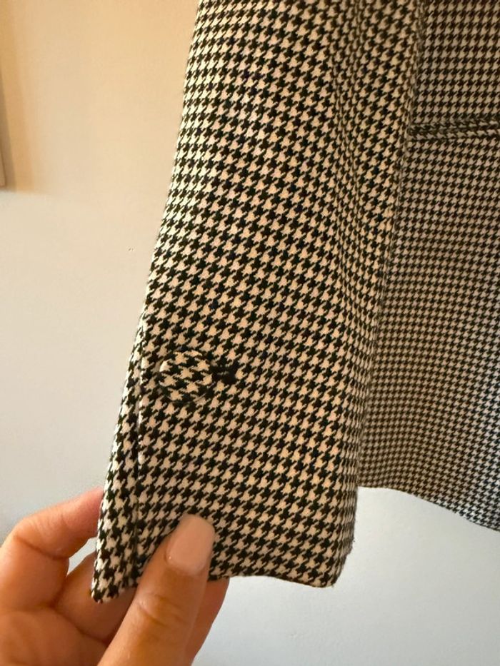 Blazer pied de poule Zara - photo numéro 2
