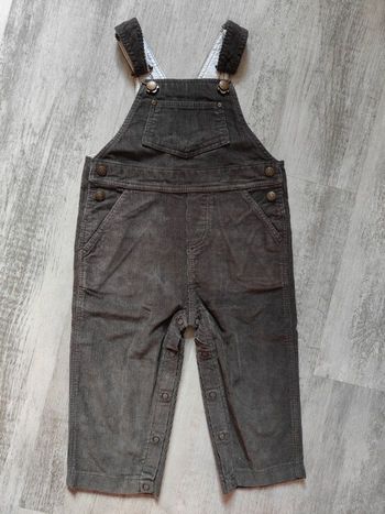 Salopette velours 12m