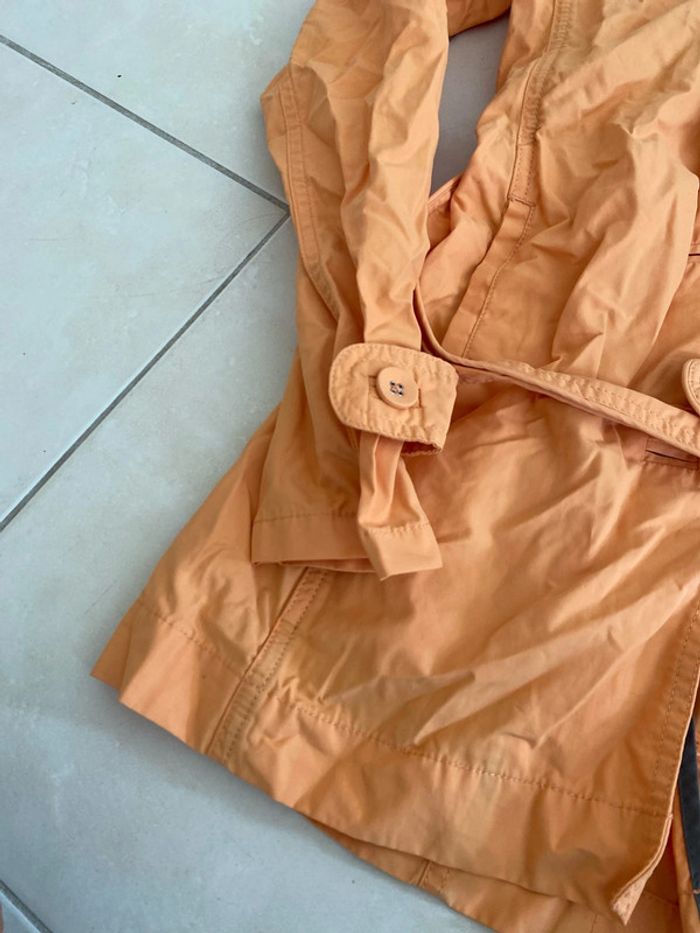 Tranch orange femme taille M - photo numéro 4
