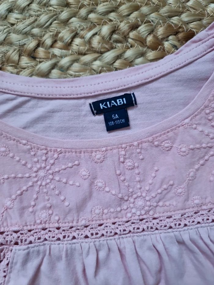 Tee shirt kiabi rose 5 ans - photo numéro 2