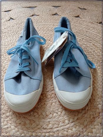 Chaussures basses en toile bleues Aigle pointure 36 neuves modèle alcea