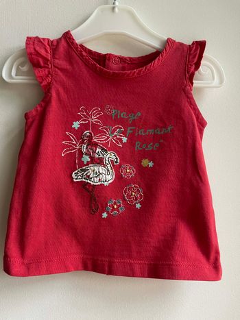 T shirt manches courtes T 3 mois "Sergent Major"'