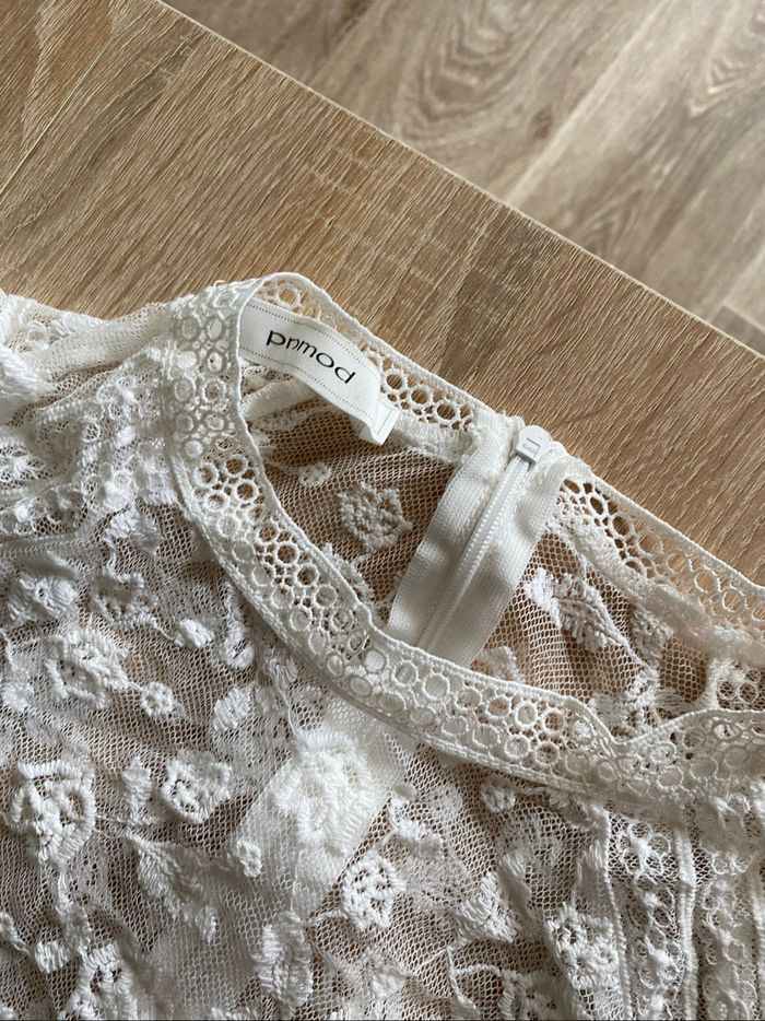 Robe dentelle blanche mariée promod - photo numéro 3