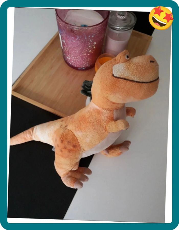 Péluche Dino Nash Disney Pixar Le voyage d'Arlo🌿🎁 - photo numéro 4