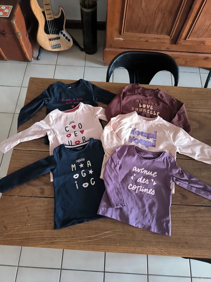 Lot de 6 tee-shirts ML taille 3 ans
