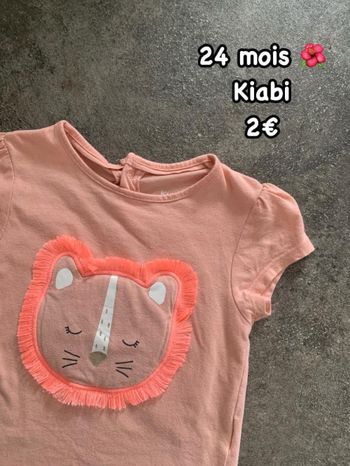 T-shirt 🌺 24 mois 🌺 Kiabi