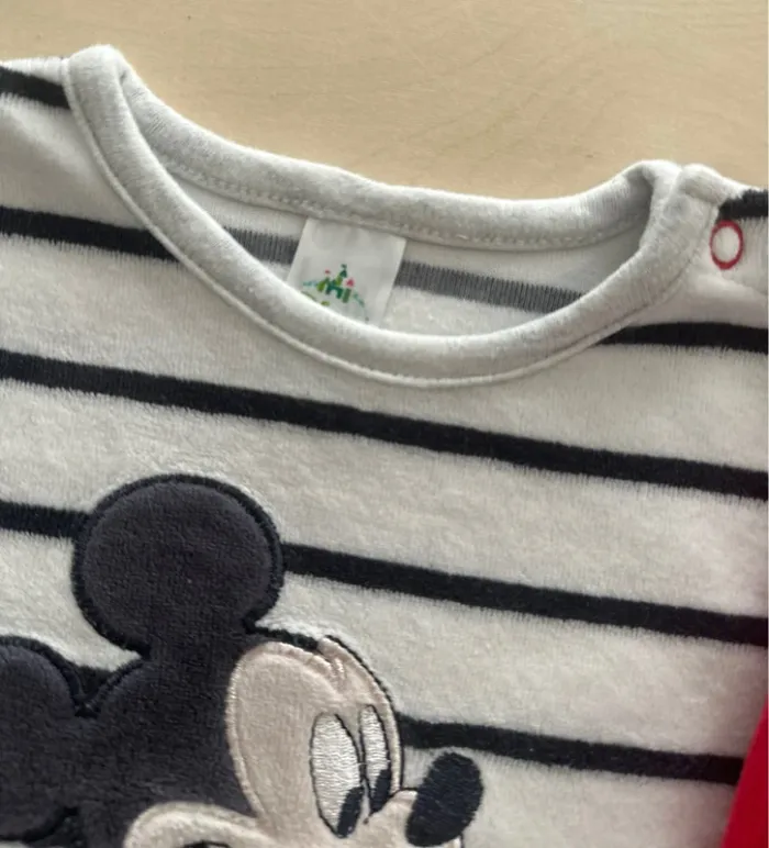 Pyjama 2p Mickey 74 cm - photo numéro 3